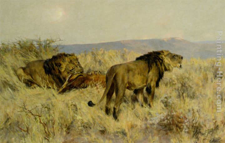 The Prize painting - Arthur Wardle The Prize art painting